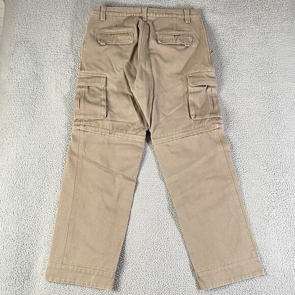Cortech CRX Motorcycle Cargo Pants Mens 38x34 Beige Tan Water Resistant Kenytex - Picture 4 of 13